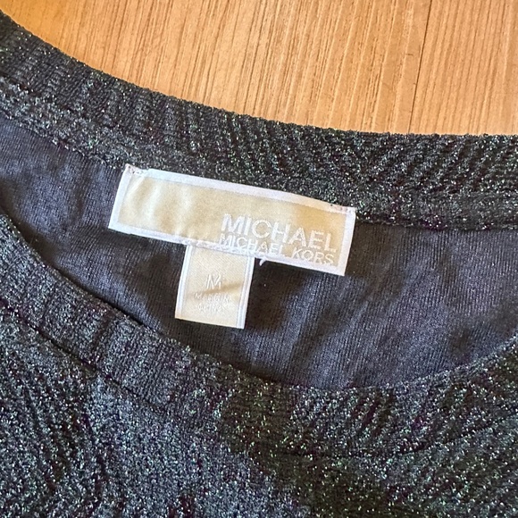 Michael Kors Womens Metallic Bodycon Dress - Picture 3 of 4